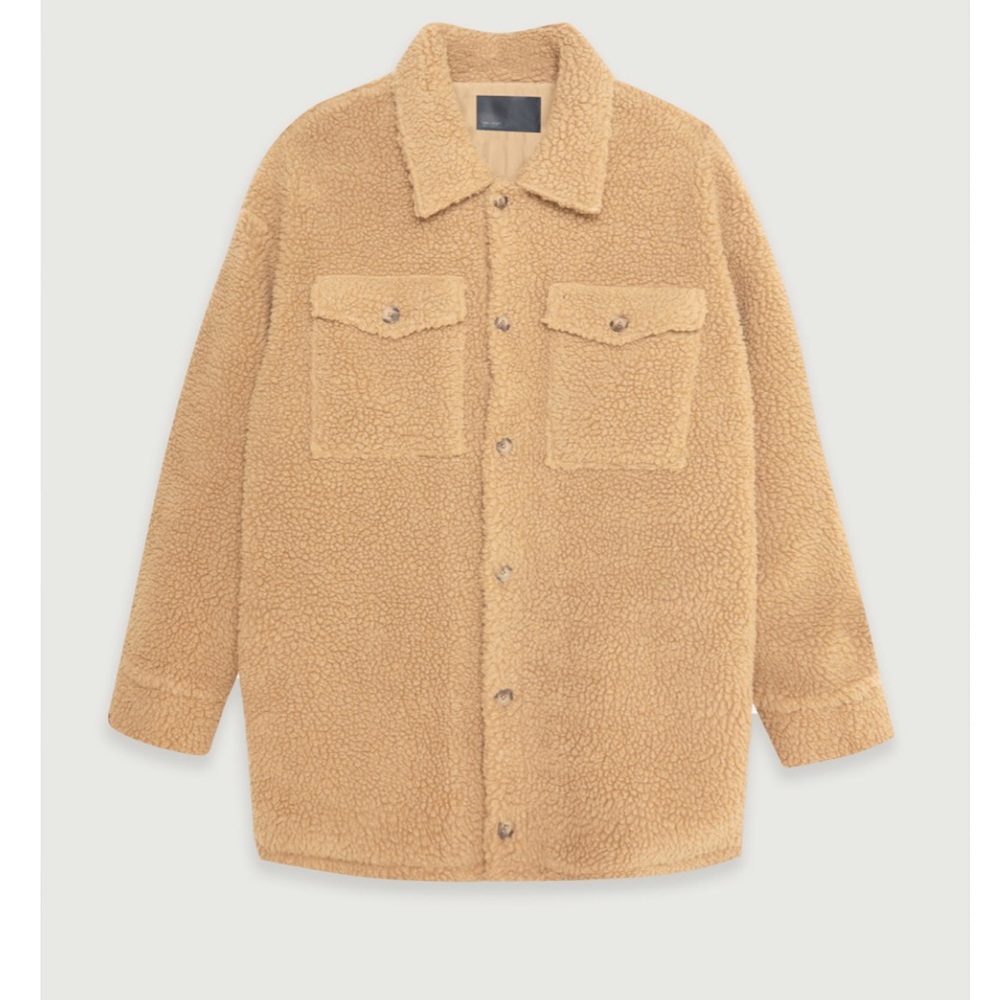 NWT! Brand new Oak & Fort Sherpa Shacket